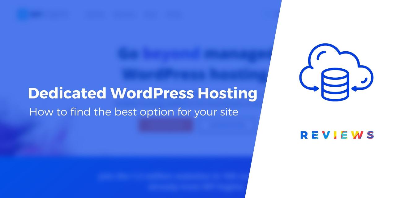 Dedicated wordpress hosting