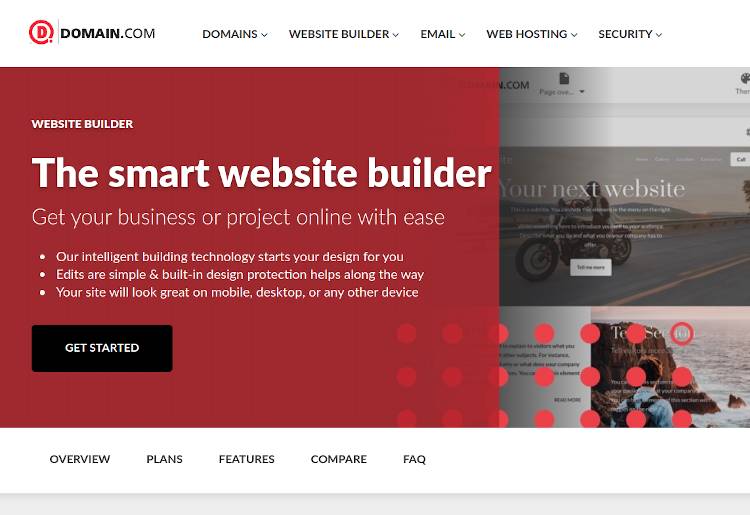 Domain website builder