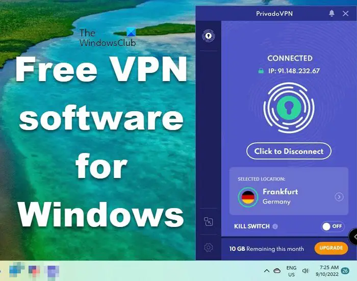 Free vpn for windows 10