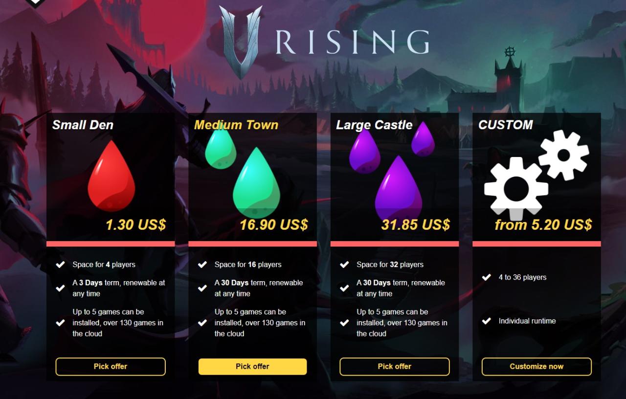 V rising servers