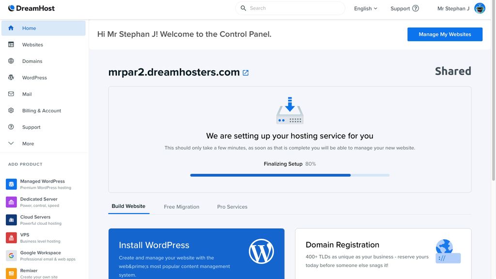 Dreamhost cardrates