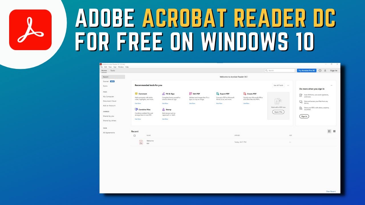 Acrobat reader dc