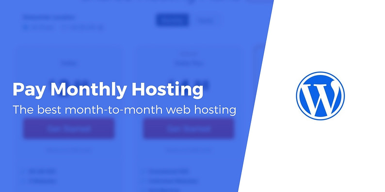 Month to month web hosting