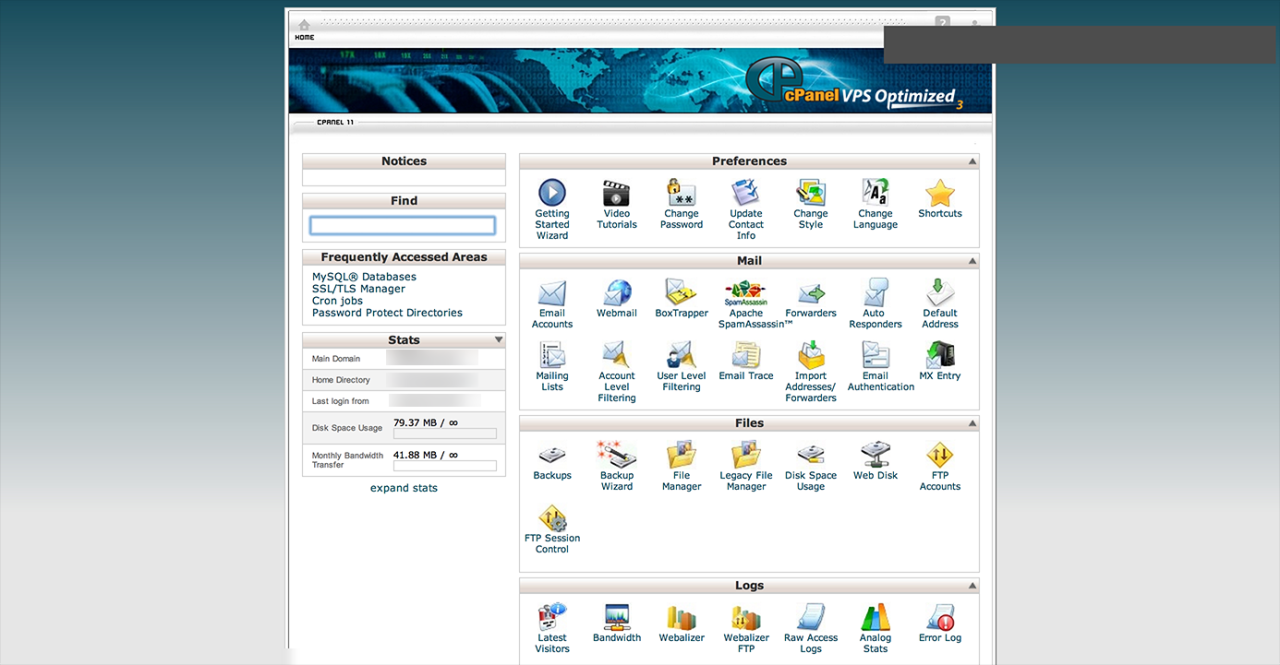 Linux hosting with cpanel